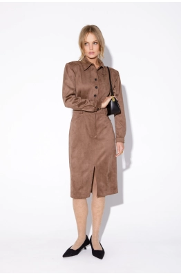 Платье PiRS 5563 бежевый  Платье PiRS 5563 бежевый