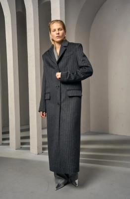 Пальто DEVITA 9001 серый  Пальто DEVITA 9001 серый