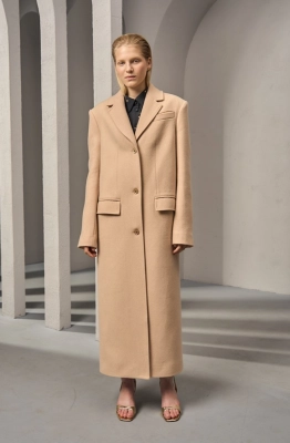 Пальто DEVITA 9001-1 бежевый  Пальто DEVITA 9001-1 бежевый