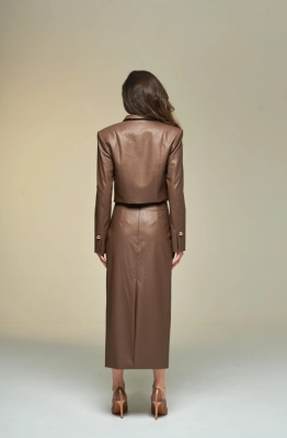 Юбка DEVITA 2007-1 коричневый  Юбка DEVITA 2007-1 коричневый