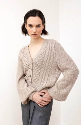 Жакет RomGil РВ0104-ШЕ5 светло-бежевый 