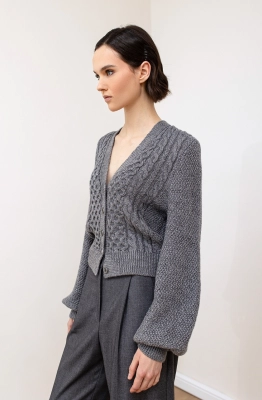 Жакет RomGil РВ0104-ШЕ5 серый 