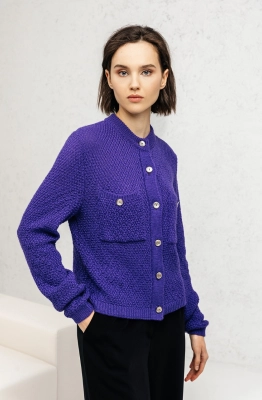 Жакет RomGil РВ0113-ШЕ5 глубокий фиолетовый 