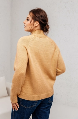 Джемпер RomGil РВ0114-ШЕ5 соломенный Джемпер RomGil РВ0114-ШЕ5 соломенный