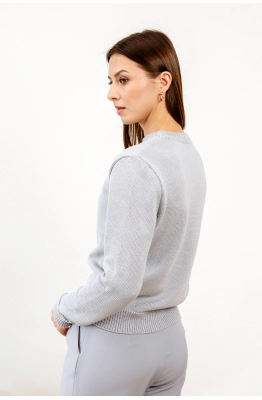 Джемпер RomGil РВ0123-ХЛ5 жемчужный серый 
