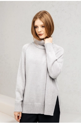 Свитер RomGil РВ0124-ШЕ5 светло-серый 