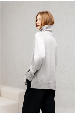 Свитер RomGil РВ0124-ШЕ5 светло-серый 