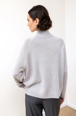 Джемпер RomGil РВ0126-ШЕ5 светло-серый Джемпер RomGil РВ0126-ШЕ5 светло-серый