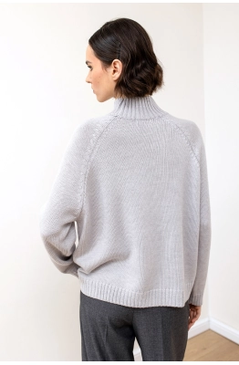 Джемпер RomGil РВ0126-ШЕ5 светло-серый 