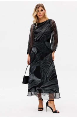 Платье EOLA 2716.1 черно-белый 