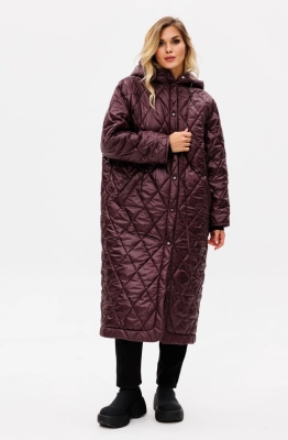 Пальто EOLA 2769 бордовый  Пальто EOLA 2769 бордовый