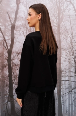 Джемпер Buter 2950 черный+пудра  Джемпер Buter 2950 черный+пудра