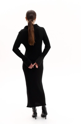 Платье THE VERY 2412 черный  Платье THE VERY 2412 черный