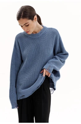 Джемпер THE VERY 2411 голубой  Джемпер THE VERY 2411 голубой