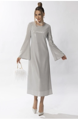 Платье Golden Valley 44084 серебро  Платье Golden Valley 44084 серебро