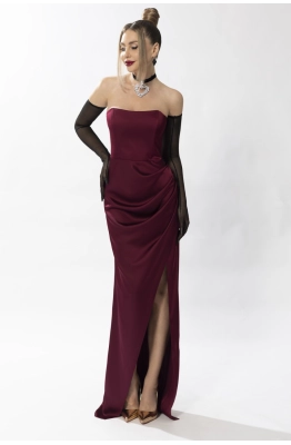 Платье Golden Valley 44241 бордовый 