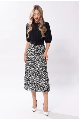 Платье Golden Valley 6683 черно-белый 