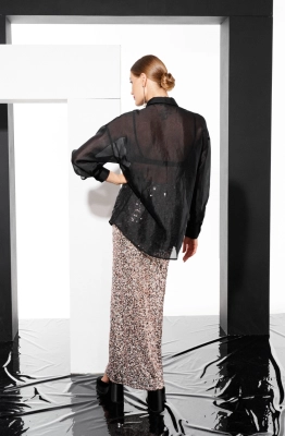 Юбка ELLETTO LIFE 2315 золотой  Юбка ELLETTO LIFE 2315 золотой