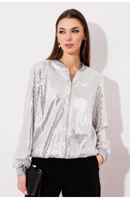 Жакет Buter 2944 серебряно-пудровый  Жакет Buter 2944 серебряно-пудровый