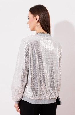 Жакет Buter 2944 серебряно-пудровый  Жакет Buter 2944 серебряно-пудровый