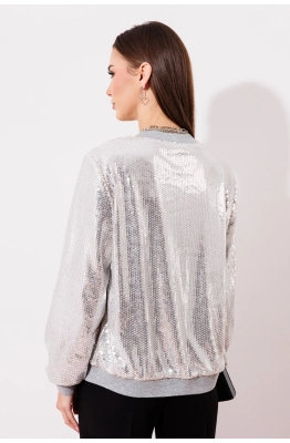 Жакет Buter 2944 серебряно-пудровый  Жакет Buter 2944 серебряно-пудровый