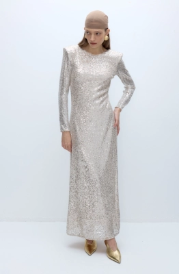 Платье PiRS 5663 бежевый  Платье PiRS 5663 бежевый