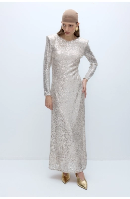 Платье PiRS 5663 бежевый  Платье PiRS 5663 бежевый