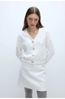 Жакет PiRS 5683 молочный 