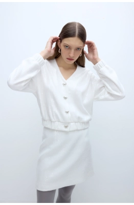 Юбка PiRS 5684 молочный  Юбка PiRS 5684 молочный