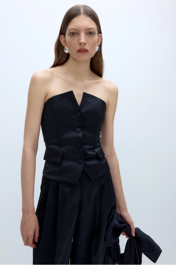 Костюм-двойка PiRS 5695 черный Костюм-двойка PiRS 5695 черный