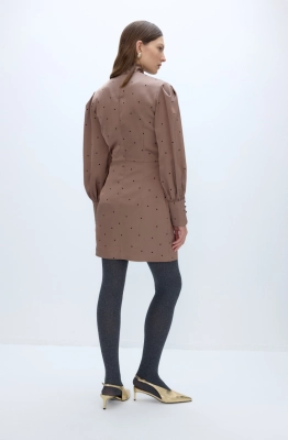 Платье PiRS 5701 бежевый  Платье PiRS 5701 бежевый