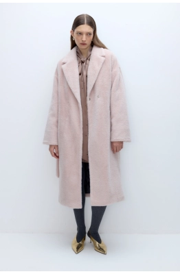 Пальто PiRS 5702 розовый  Пальто PiRS 5702 розовый