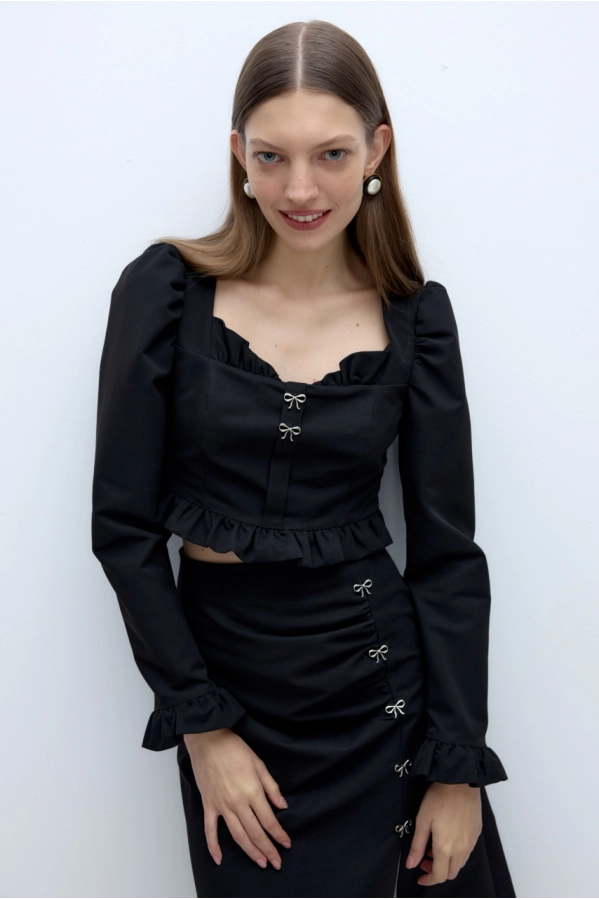 Костюм-двойка PiRS 5706 черный Костюм-двойка PiRS 5706 черный