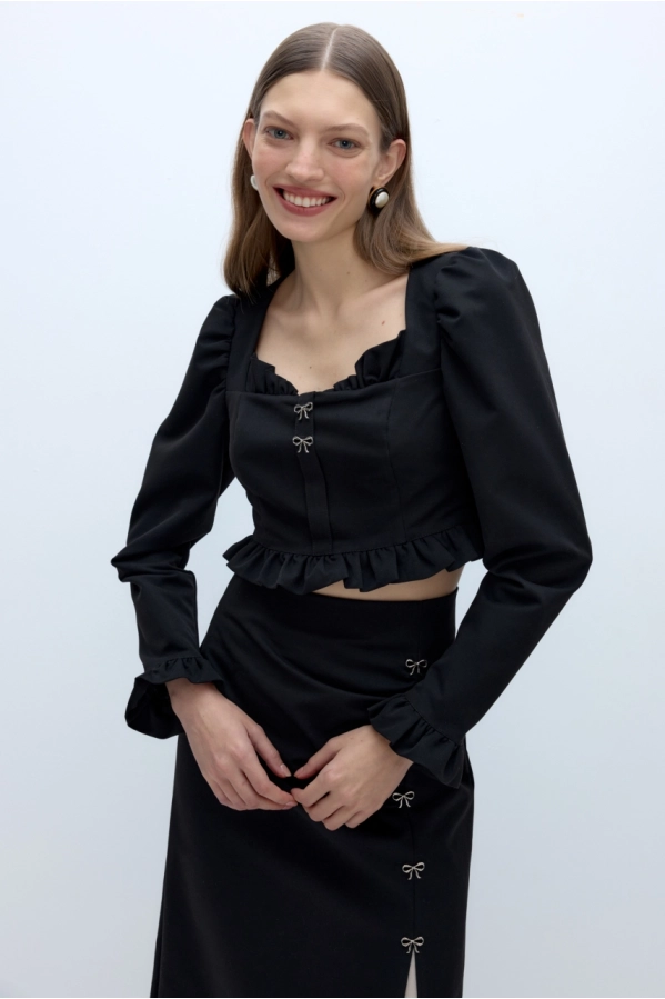 Костюм-двойка PiRS 5706 черный Костюм-двойка PiRS 5706 черный