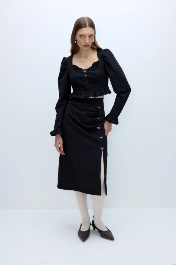 Костюм-двойка PiRS 5706 черный Костюм-двойка PiRS 5706 черный