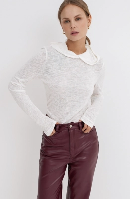 Джемпер PiRS 5745 молочный 