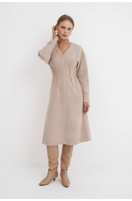 Платье PiRS 5755 бежевый 