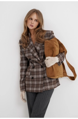 Жакет PiRS 5758 коричневый  Жакет PiRS 5758 коричневый