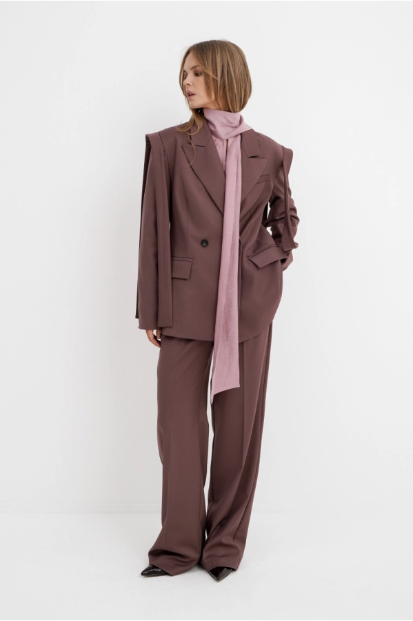 Костюм-двойка PiRS 5764 пепельно-розовый 