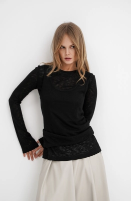 Джемпер PiRS 5766 черный 