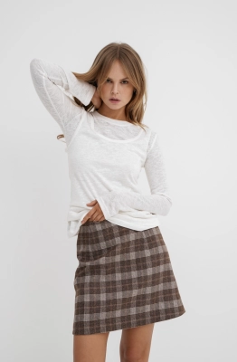 Джемпер PiRS 5766 молочный 