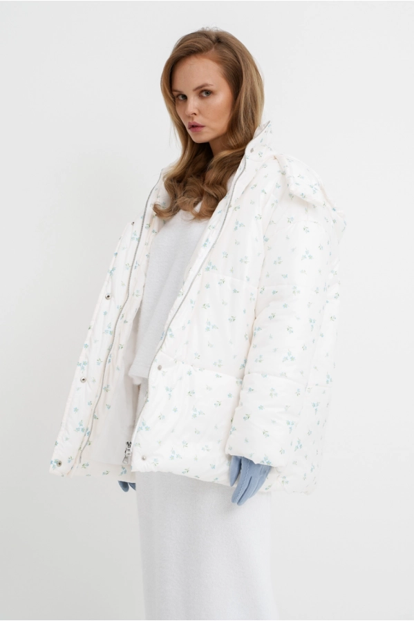 Куртка PiRS 5770 цветочки Куртка PiRS 5770 цветочки