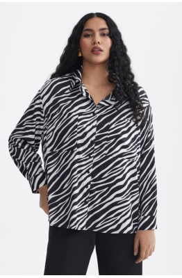 Блуза Golden Valley 10008 черно-белый 