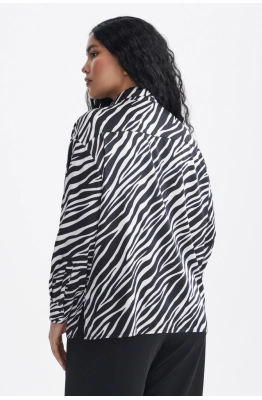 Блуза Golden Valley 10008 черно-белый Блуза Golden Valley 10008 черно-белый