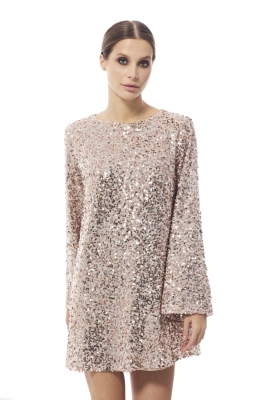 Платье DAVA 1211 бежевый 