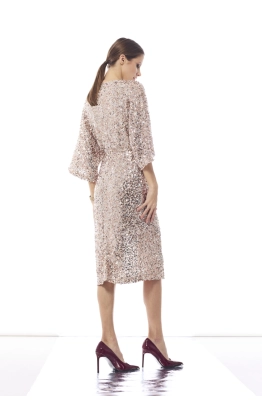 Платье DAVA 1213 бежевый 