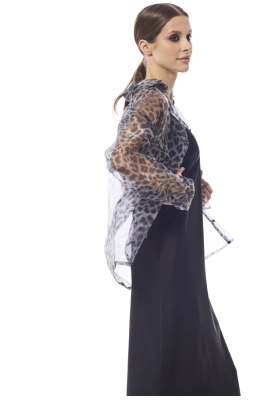 Блуза DAVA  4205 серый 