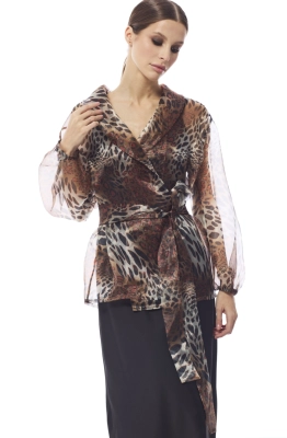 Блуза DAVA  4206 коричневый 