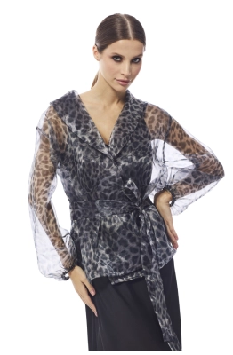 Блуза DAVA  4206 серый 