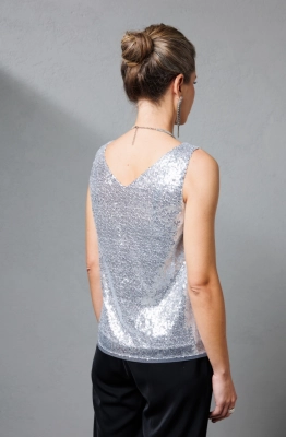 Блуза КО-КО 4.27 серебро Блуза КО-КО 4.27 серебро